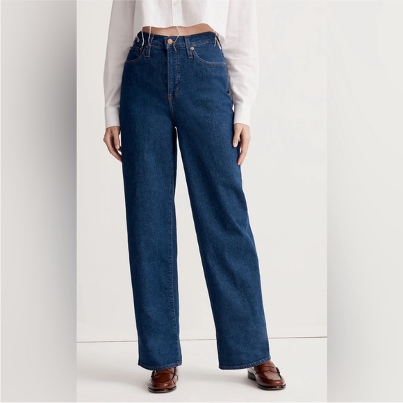 Madewell - The Tall Perfect Vintage Wide-Leg Jean in Fairdale Wash - BNWT - Picture 2 of 9